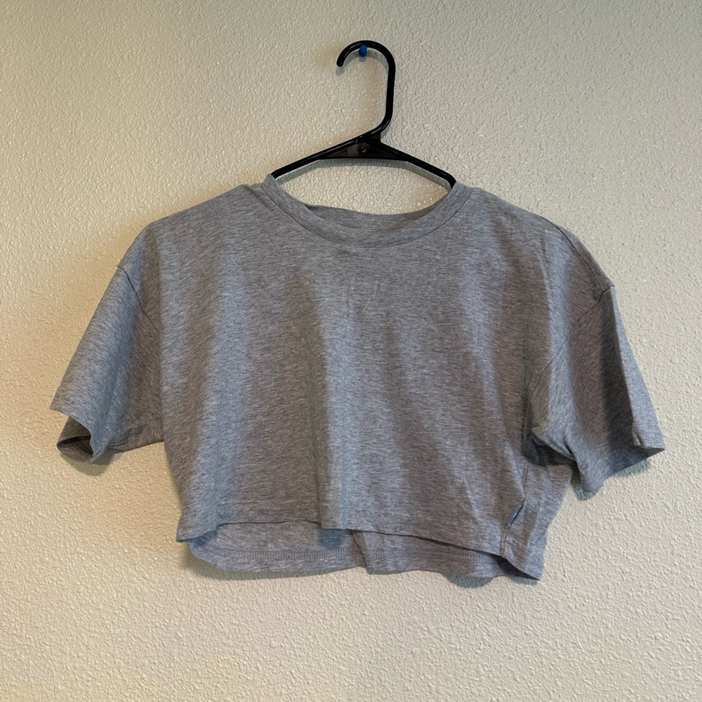 Tna gray crop top 2xs